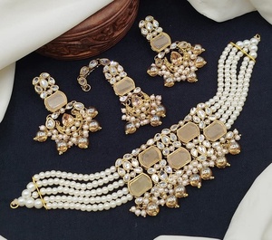 Conjuntos de joyería artificial de acero inoxidable para mujer de calidad superior superventas al por mayor precio barato para bodas - Product Image 3