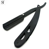 Kits de barbier faciles et simples à utiliser Kit de ciseaux de barbier professionnels à lames tranchantes colorées de 5.5 pouces pour la beauté