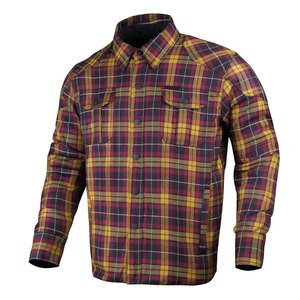 Camisa protectora totalmente forrada de franela para motocicleta, camisa ignífuga de alta calidad, novedad de 2023 - Product Image 1