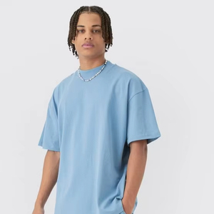 Nouveau surdimensionné col étendu officiel homme en relief T-shirt et ensemble court été hommes ensemble vêtements de plage Baggy Style correspondant hommes ensemble - Product Image 6