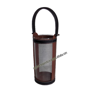 Best Selling Wholesale Decorative <b>Candle</b> <b>Lantern</b> With Black Leather for Festival Wedding and <b>Outdoor</b> - Product Image 6