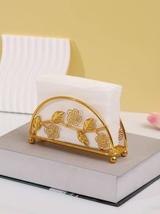 ที่ใส่กระดาษชำระโลหะสำหรับตกแต่งทันสมัยและทันสมัยเหมาะสำหรับล็อบบี้โรงแรมโรงแรมโรงแรมห้องรับประทานอาหารโต๊ะและของตกแต่งบ้าน - Product Image 3