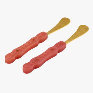 Juego de Herramientas de cocina con mango de diseño de rama de Portugal, utensilios de plata para queso, rebanador de queso y espátula - Product Image 2