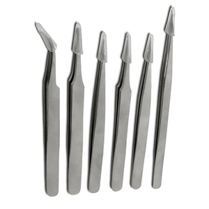 Wholesale 6 Pcs ESD Precision Multifunction Tweezers <b>Set</b> Stainless Steel <b>Hand</b> <b>Tools</b> ESD Tweezers - Product Image 4