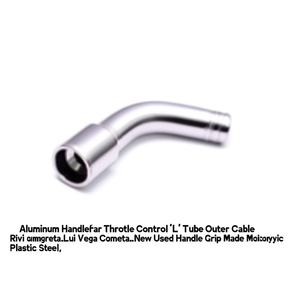 Aluminum Handlebar <b>Throttle</b> Control 'L' Tube Outer <b>Cable</b> for Lambretta Lui Vega Cometa-New Used Handle Grip Made Plastic Steel - Product Image 2