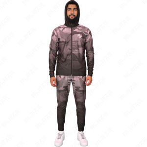 เสื้อวอร์มผู้หญิงแขนยาวมีฮู้ดโพลีเอสเตอร์ผ้าฝ้าย100% กีฬาฤดูหนาวพิมพ์ลายโลโก้ออกแบบได้ตามต้องการ2025 - Product Image 2