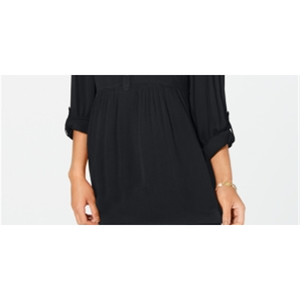 Camicia da Lavoro Nera per Donna Style & Co, con Colletto e Bottoni, Disponibile in Taglie Piccole e Grandi - Product Image 3