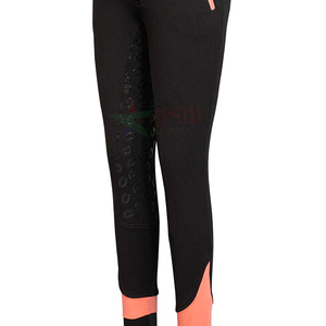 Collants d'équitation en cuir synthétique avec poches latérales pour enfants, Patch de genou, nouveau Style - Product Image 5