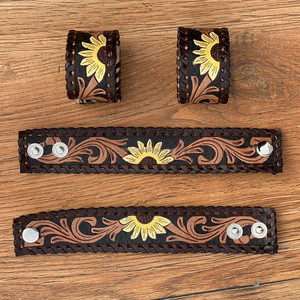 มาใหม่ล่าสุดขายร้อนสไตล์ตะวันตกทําด้วยมือทาสีเครื่องมือหนังมือสร้อยข้อมือUnisexสวมใส่ทุกวันแฟชั่นอุปกรณ์เสริม - Product Image 5