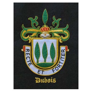 Brisbane family crest embroidery Customized Hand Embroidered Lace <b>Blazer</b> Badge Frame Badges Coat Arms Family Crests-Classical - Product Image 3