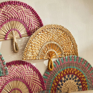 Abanico decorativo para colgar en la pared de algas marinas, colgante de pared, decoración del hogar, accesorios de decoración del hogar altamente estéticos, venta al por mayor. - Product Image 3