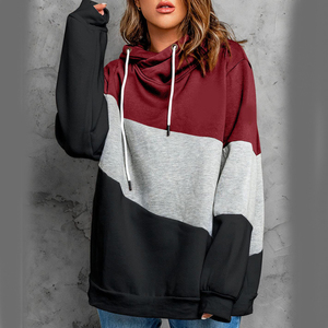 Fabricant de sweat-shirts pour femmes, logo personnalisé, 100% coton, broderie, sweat-shirt lourd à capuche lavé à l'acide pour femmes - Product Image 5