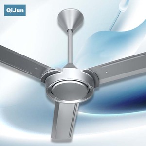 Màu trắng và màu đen sắc nét hơn chất lượng cao 56 ''60'' năng lượng hiệu quả dẫn ánh sáng công nghiệp thép quạt trần với điều khiển từ xa - Product Image 6