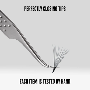 STL-10 Curved S-Shaped Stainless Steel Non-Corrosive Lightweight Precision Tip Eyelash Extension Tweezers-Professional Use - Product Image 4