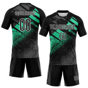 Uniforme de voleibol de secado rápido para hombre, ajuste personalizado, 100% poliéster, Jersey elástico, impresión por transferencia de calor, 220g, conjunto de servicio OEM - Product Image 4