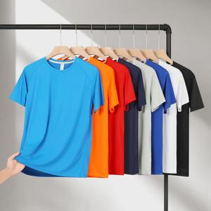 Camiseta de poliéster para hombre, impresión de transferencia por sublimación personalizada, imágenes de logotipo, camisetas de ajuste de secado rápido, camiseta de regalo informal Unisex para hombre - Product Image 3