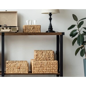 Boîte de rangement pour la maison en jacinthe d'eau, boîte de rangement artisanale, écologique, naturelle, décoration intérieure et extérieure, vente en gros du Vietnam - Product Image 6