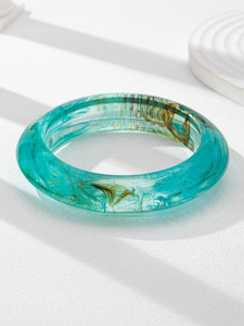 Modernas Pulseras de Resina Ecológicas, Hechas a Mano, Joyería Tradicional para Mujer, Elegantes, Duraderas y de Calidad de Exportación - Product Image 3