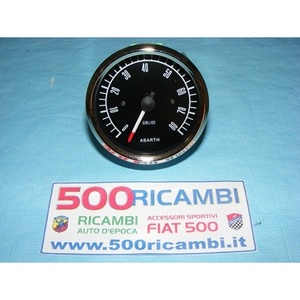 Instrumento para el Tablero de Instrumentos de FIAT 500 y 126 Contagiri Abarth, con 80 Fondo Negro - Product Image 1