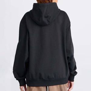 Sweats à capuche pour femmes sur mesure, vêtements décontractés, à vendre, dernier design, qualité supérieure, tissu respirant, matière en coton, sweats à capuche noirs - Product Image 3