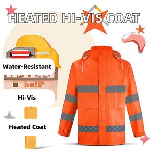 Vêtements de travail pour hommes de haute qualité, vêtements de travail de sécurité haute visibilité, veste réfléchissante, veste de travail de sécurité haute visibilité pour l'hiver, vente en gros pour hommes - Product Image 3
