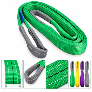 Sangle de levage en polyester Provina en vente, capacité de 2 tonnes, longueur de 2 m, facteur de sécurité conforme aux normes européennes 4:1-8:1 - Product Image 4