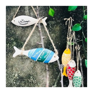 Natural <b>Wood</b> Fish Handcrafted for Simple and Elegant Interior Design - Product Image 1