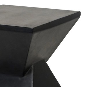 Tabouret d'appoint en métal fabriqué à la main Tabouret d'appoint carré en fer fait à la main Console incrustée d'os pour meubles de salon et de chambre à coucher - Product Image 2