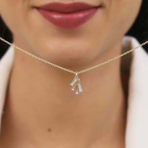 Heer by GIVA Lab Bague en or avec deux diamants - Product Image 6