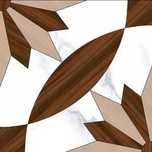 Suministro de fábrica, azulejo de cerámica de 16x16 pulgadas, decoración de pared y suelo para el hogar, 7mm, 8mm, 9mm de espesor, azulejos de diseño de lujo Bookmatch - Product Image 6