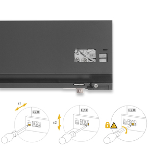 Eluca Protone 30kg cassetto grigio acciaio esterno con guide di estensione completa e chiusura morbida 131mm di altezza 400mm di profondità - Product Image 4