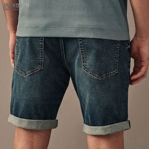 กางเกงยีนส์ผ้ายืดขาสั้นสำหรับผู้ชายใหม่กางเกงขาสั้นผ้ายีนส์ลำลองสไตล์สตรีทสวมใส่กลางแจ้งแฟชั่นปรับแต่งได้สำหรับผู้ชายกางเกงขาสั้นฤดูร้อน - Product Image 4