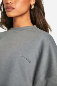 Sudadera con Capucha para Mujer 2025, Premium, 350GSM, Felpa de Algodón Grueso, Ecológica, Resistente al Viento, Transpirable, con Cuello Bufanda, Tallas Grandes, Bordado 3D - Product Image 3