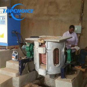 Precio barato Tipo de inclinación Acero Hierro Latón Cobre Chatarra Diseño de horno de fusión por inducción industrial - Product Image 3