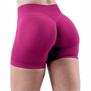 Venta al por mayor leggings de entrenamiento sin costuras para mujer, pantalones cortos de Yoga de cintura alta sin costuras - Product Image 6