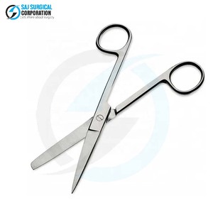 Elegante manual de tijeras de Mayo de acero con diseño de puntas semiromas para disección segura de tejidos cerca de órganos y estructuras vitales - Product Image 3