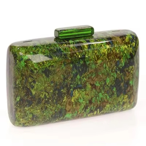 Letested design Pochette Moules en résine Résine époxy Embrayage de luxe en résine Métallique Couleur personnalisée Vente chaude d'Inde - Product Image 1