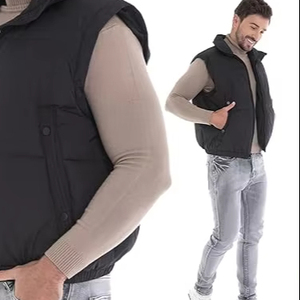 Venta Directa de Fábrica, Chaleco Acolchado Personalizado de Alta Calidad, Transpirable, con Cierre, para Hombre, Invierno, Casual, 100% Poliéster - Product Image 1