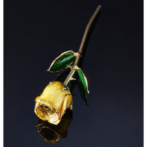 Rosa Real al por Mayor Bañada en Oro de 24k, Regalo Romántico Único y Lujoso para el Día de San Valentín, Día de la Madre, Aniversario de Bodas, Decoración del Hogar - Product Image 3