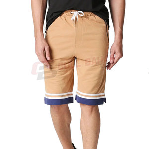 Pantalones Cortos Casuales de Cintura Media para Hombre, Cómodos, de Mezcla de Algodón Suave, Estilo Urbano, Bolsillos Funcionales, Diseño Sólido, Tejido No Tejido, de Secado Rápido - Product Image 3