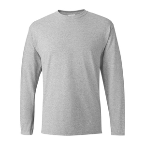 Men's Long Sleeve T-Shirt Cotton O-Neck Regular Fit <b>Tee</b> Solid <b>White</b> Casual Jersey Blank Design Men's T-Shirts - Product Image 2