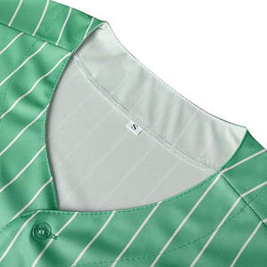 เสื้อเบสบอลกระดุมธรรมดาสำหรับผู้ชายเสื้อยืดหนังแท้สไตล์ฮิปฮอปแขนสั้น - Product Image 4