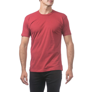 เสื้อยืดคอกลมแขนสั้นผ้าฝ้ายเฮฟวี่เวทสำหรับผู้ชาย PRO CLUB - Product Image 1