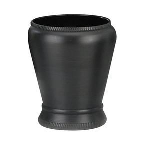 Cesta de basura de metal redonda personalizada de latón AK en cubo de basura estándar con acabado de latón para decoración del hogar/Decoración de oficina - Product Image 2