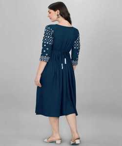 Nouveau Look Tendance Vêtements de Bureau Georgette Imprimé Crêpe Filles Indiennes Porter Prêt à Porter Pas Cher Bas Prix En Gros Surat Apparel - Product Image 2