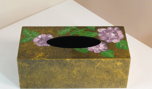 กล่องกระดาษทิชชูเคลือบงานทำมือเครื่องเขินเวียดนามหรูหราสำหรับบ้านสำนักงานและโรงแรมกล่องตกแต่งทำมือแบบพรีเมี่ยม - Product Image 6