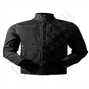 Chaqueta Vaquera Acolchada de Invierno para Hombre, Nueva Colección, 100% Algodón, Cierre de Cremallera, Estilo Vintage, Lavada, con Capucha, Resistente al Viento - Product Image 1