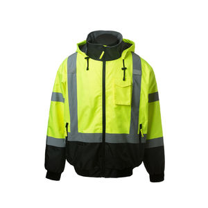 Chaqueta de Seguridad de Lona de Alta Calidad para Adultos para Invierno, Chaqueta Reflectante para Hombre a Precio Económico de Pakistán, Estilo Urbano - Product Image 2