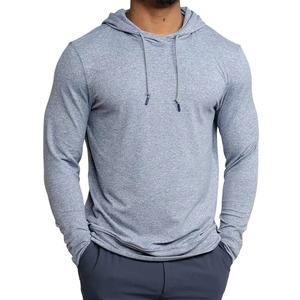 Sudadera con Capucha Personalizada OEM 100% Algodón Transpirable de Secado Rápido para Hombre, Ligera, Informal, Básica, de Verano, Marca Privada 2026 - Product Image 4