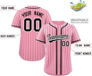 Jersey de béisbol de tela transpirable, camisa de softball para jóvenes abotonada, malla de secado rápido, diseño personalizado, Sarga de aparejos bordados - Product Image 2